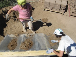 Sifting Soil for Adobe